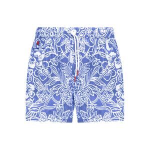 Kiton Men Swimsuit In Technical Fabric With All-Over Floral Pattern